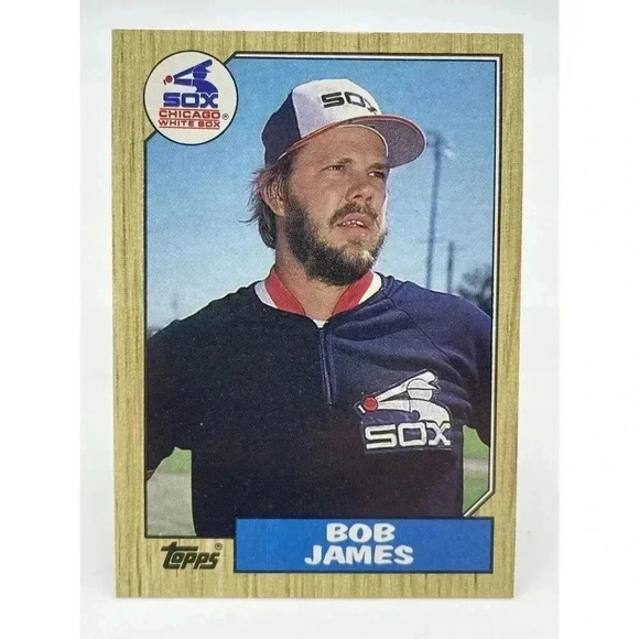 Bob James #342 Chicago White Sox Vintage 1987 Topps TCG MLB Mint - Picture 1 of 2